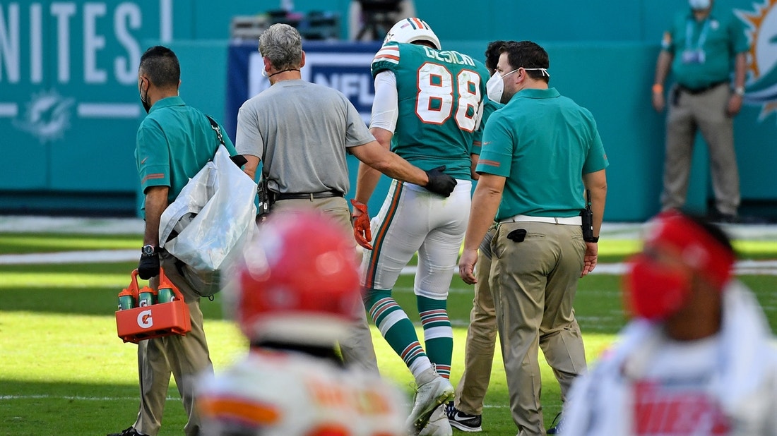 Dolphins TE Mike Gesicki's shoulder injury and when to expect him back -- Dr. Matt Provencher