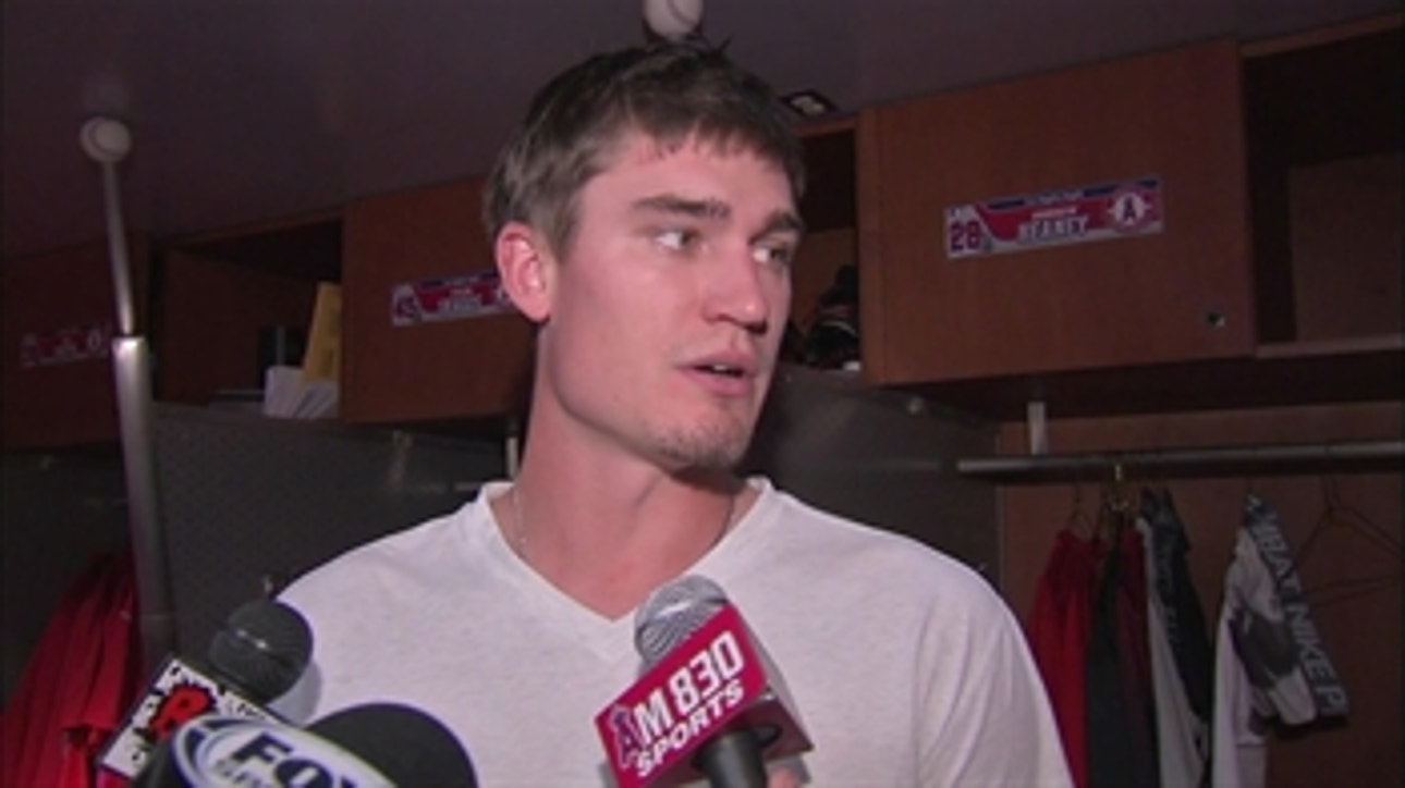 Andrew Heaney on pitching debut with Angels