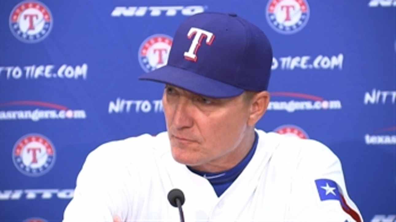 Banister reviews Rangers' loss to Blue Jays