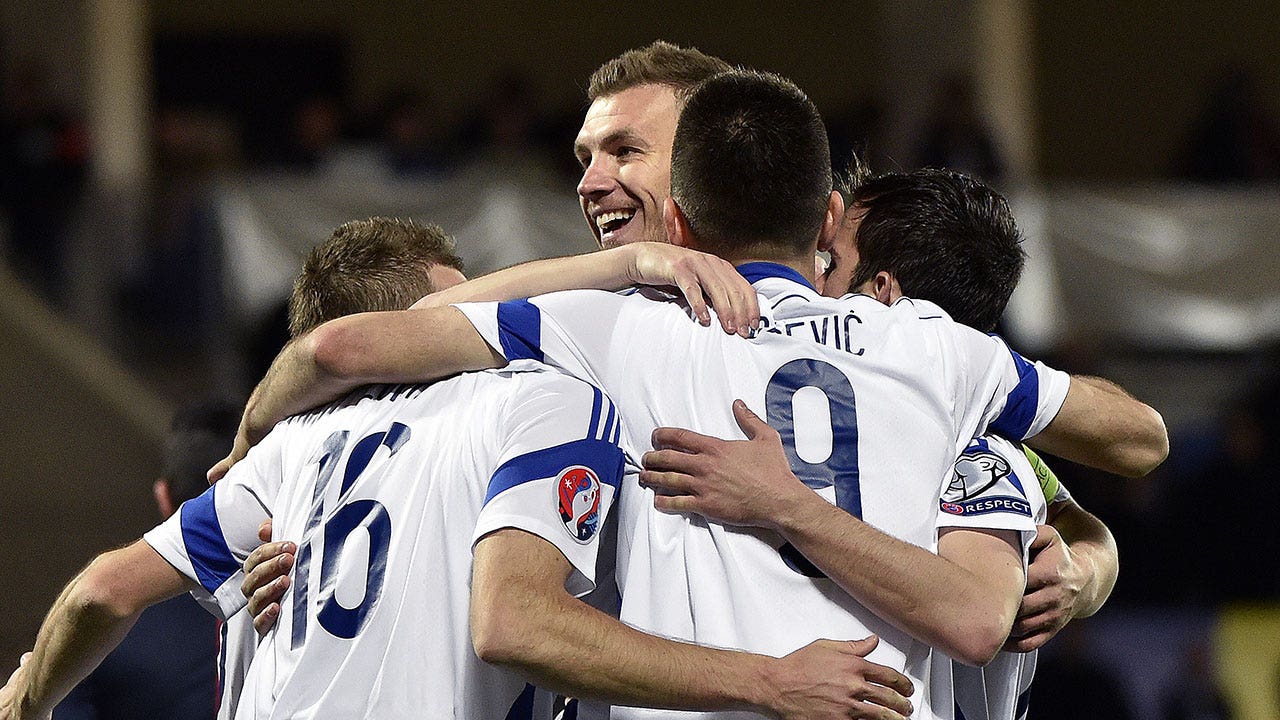 Bicakcic gives Bosnia-Herzegovina an early lead against Andorra - Euro 2016 Qualifiers Highlights