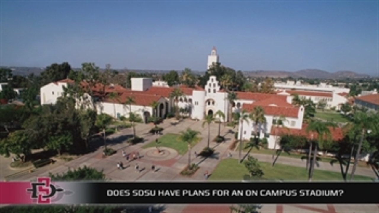 Does San Diego State have plans for a stadium on campus?
