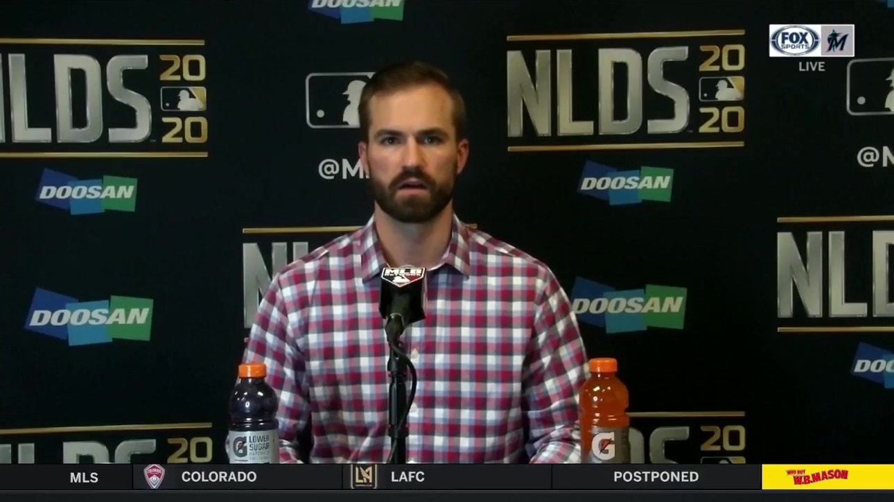 Jon Berti talks facing Ian Anderson, Atlanta's bullpen in Marlins' Game 2 NLDS loss