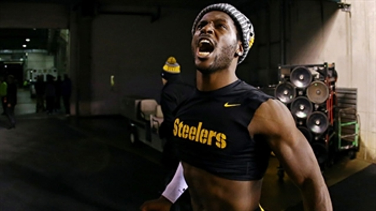 Nick Reacts to Antonio Brown Shouting 'Karma' After  Vontaze Burfict Was Carted off the Field with an Injury
