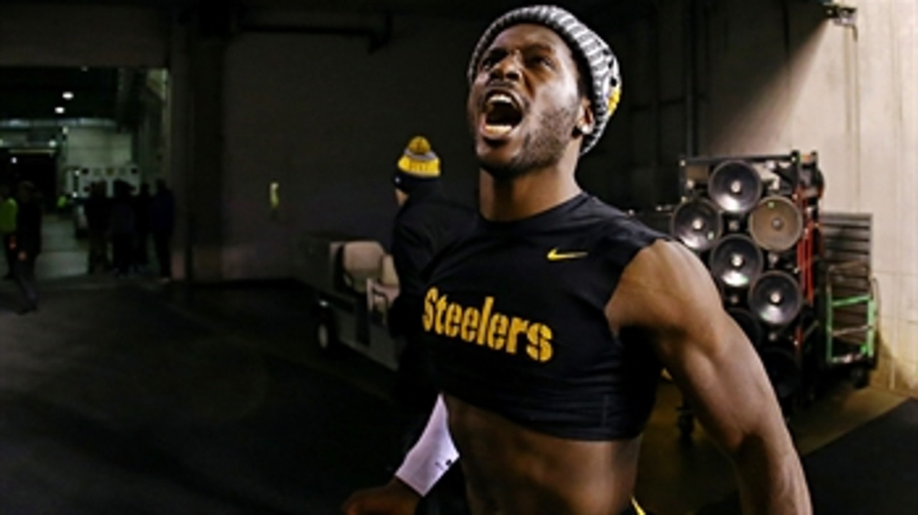 Nick Reacts to Antonio Brown Shouting 'Karma' After  Vontaze Burfict Was Carted off the Field with an Injury