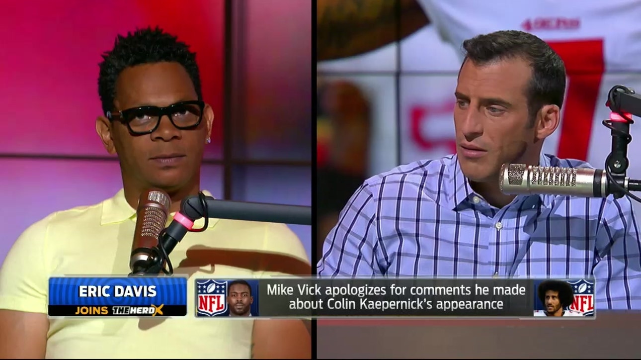 Did Mike Vick need to apologize to Colin Kaepernick over hair comments? Eric Davis reacts ' THE HERD