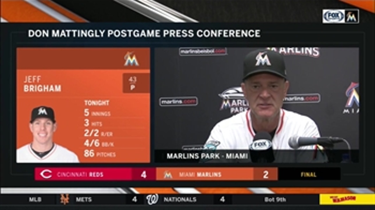 Don Mattingly reflects on the Marlins' continuous struggles at bat