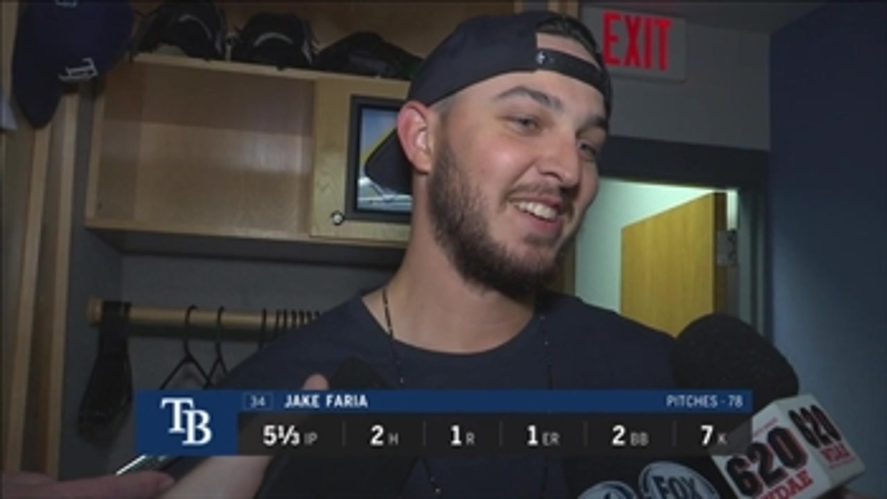 Jake Faria credits mentality for strong rebound start Friday