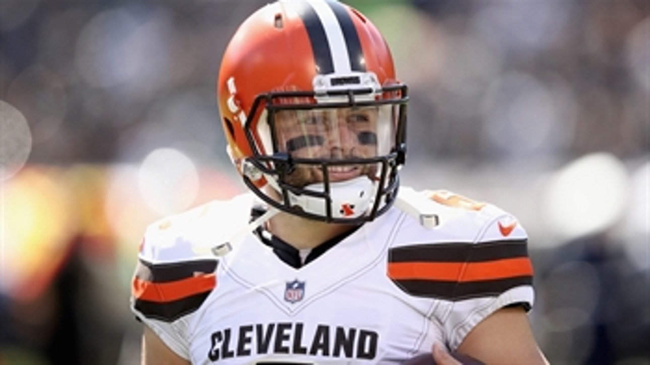 Hue Jackson on Baker Mayfield: 'He's able to make people play better than what they can play'