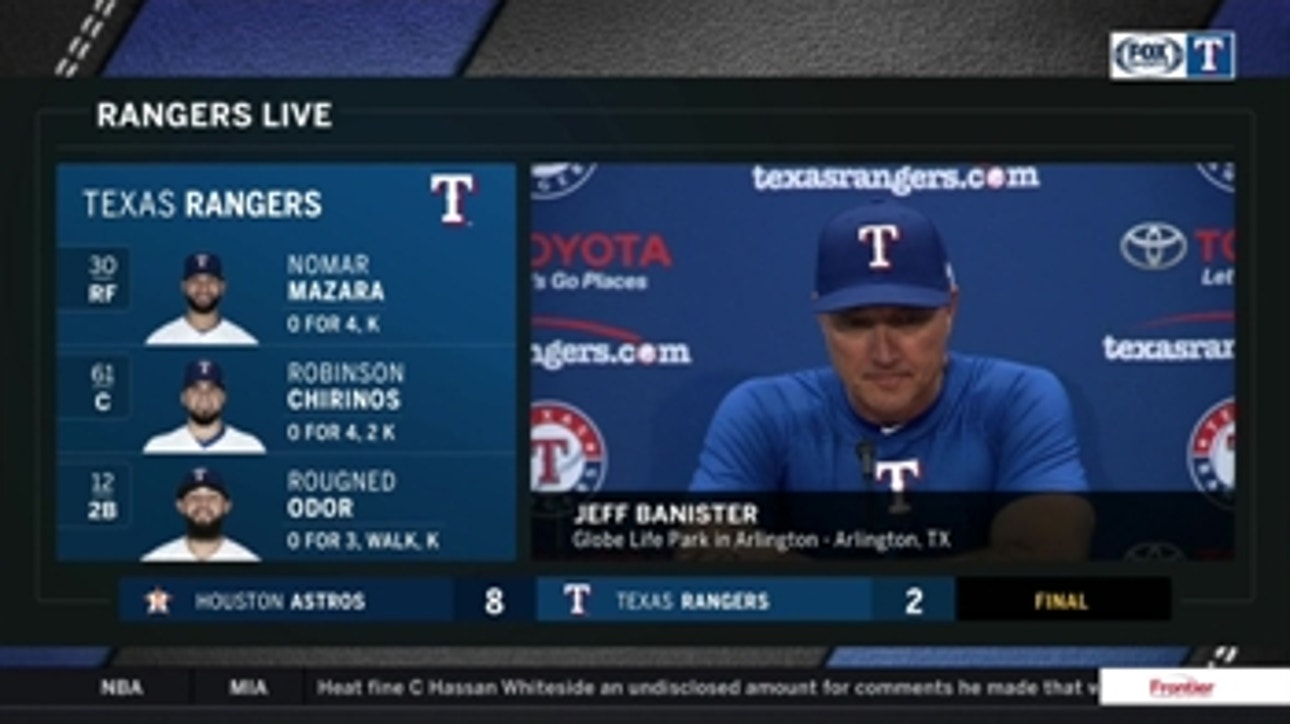 Banny's impression of Mike Minor in debut vs. Astros