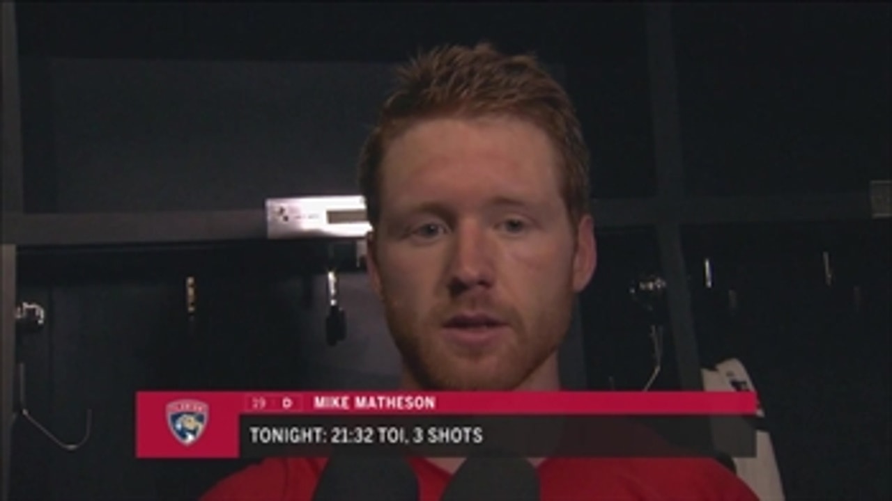 Mike Matheson: There is no excuse for our turnovers