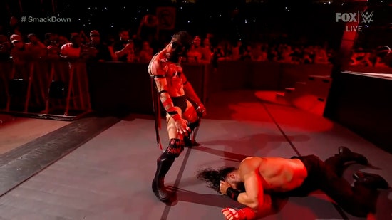 The Demon ambushes The Bloodline after attack on Montez Ford