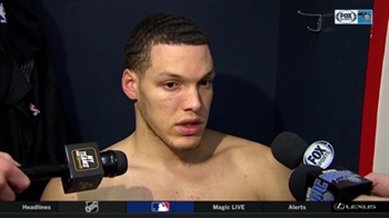 Aaron Gordon on tonight's loss: 'We just couldn't figure out the puzzle tonight'