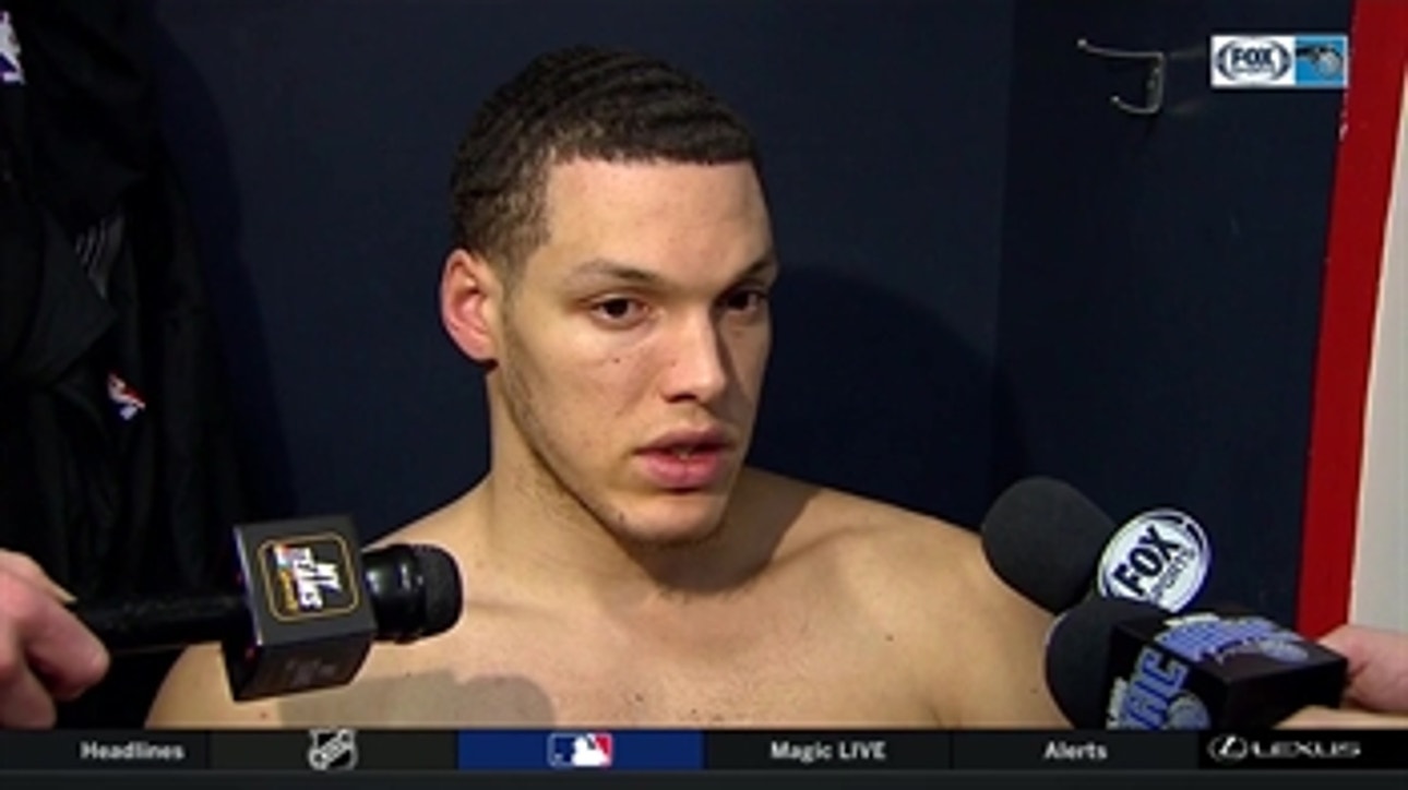 Aaron Gordon on tonight's loss: 'We just couldn’t figure out the puzzle tonight'