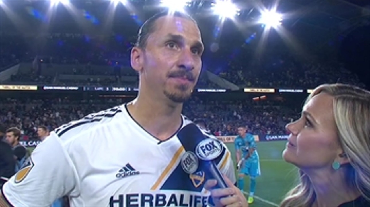 Zlatan Ibrahimovic on LA Galaxy's draw vs. LAFC