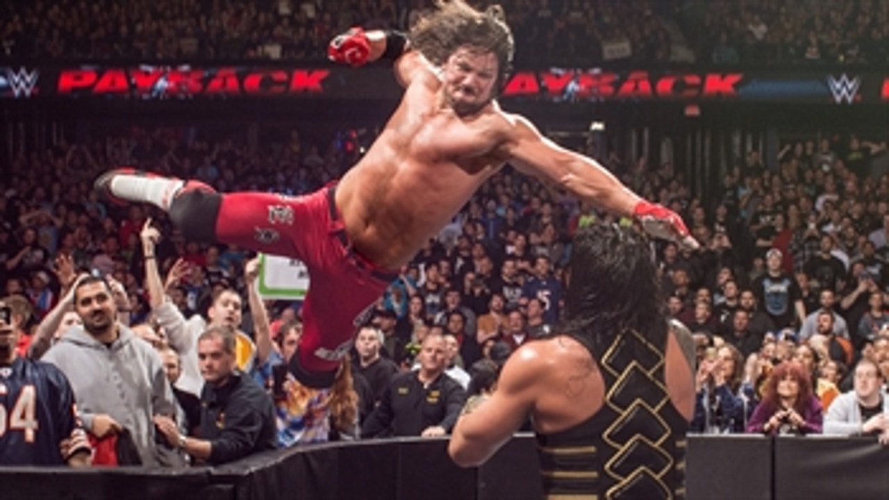 Roman Reigns vs. AJ Styles - WWE World Heavyweight Title Match: WWE Payback 2016 (Full Match)