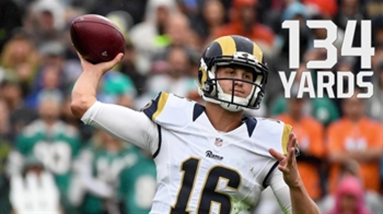 Jared Goff's first NFL start by the numbers