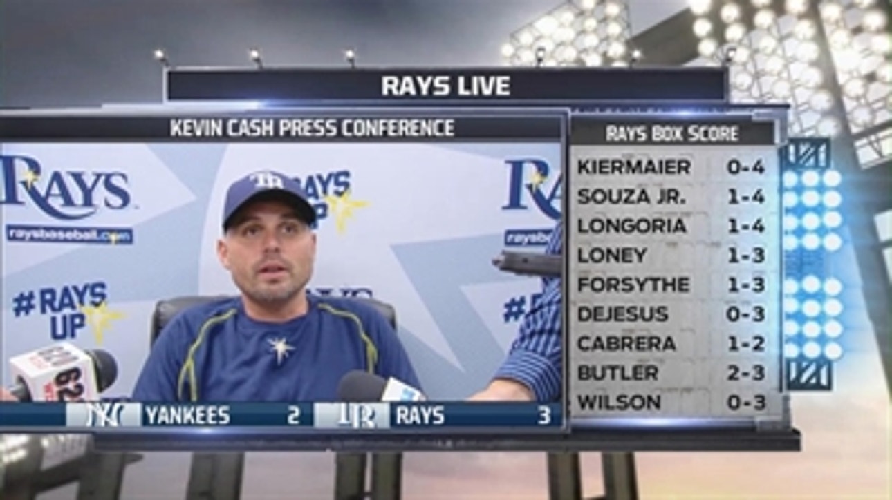 Rays win second straight vs. Yankees
