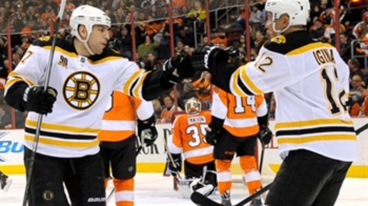 Iganla, Bruins dismantle Flyers