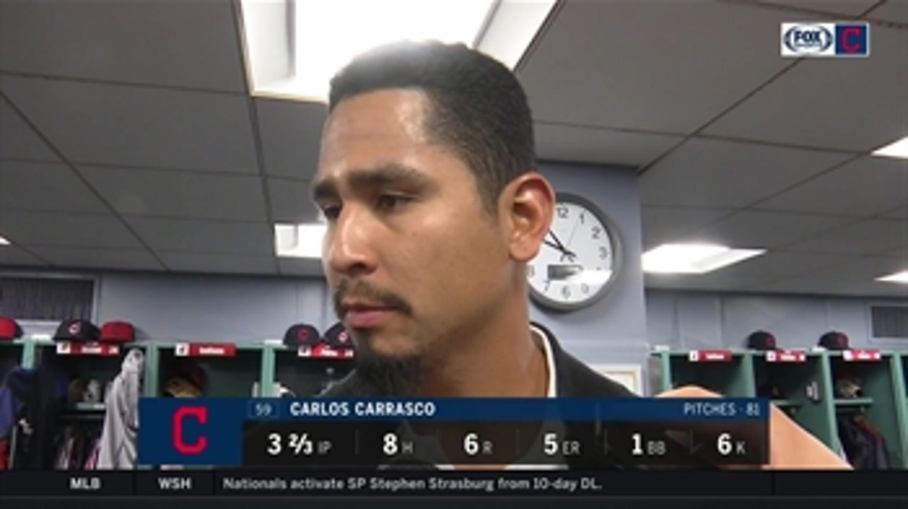 Carlos Carrasco believes disappointing loss to Red Sox will make him stronger