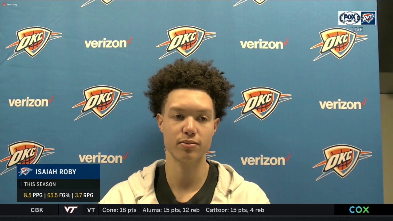 Isaiah Roby on OKC 'Playing Free' in 129-116 Win over Nets