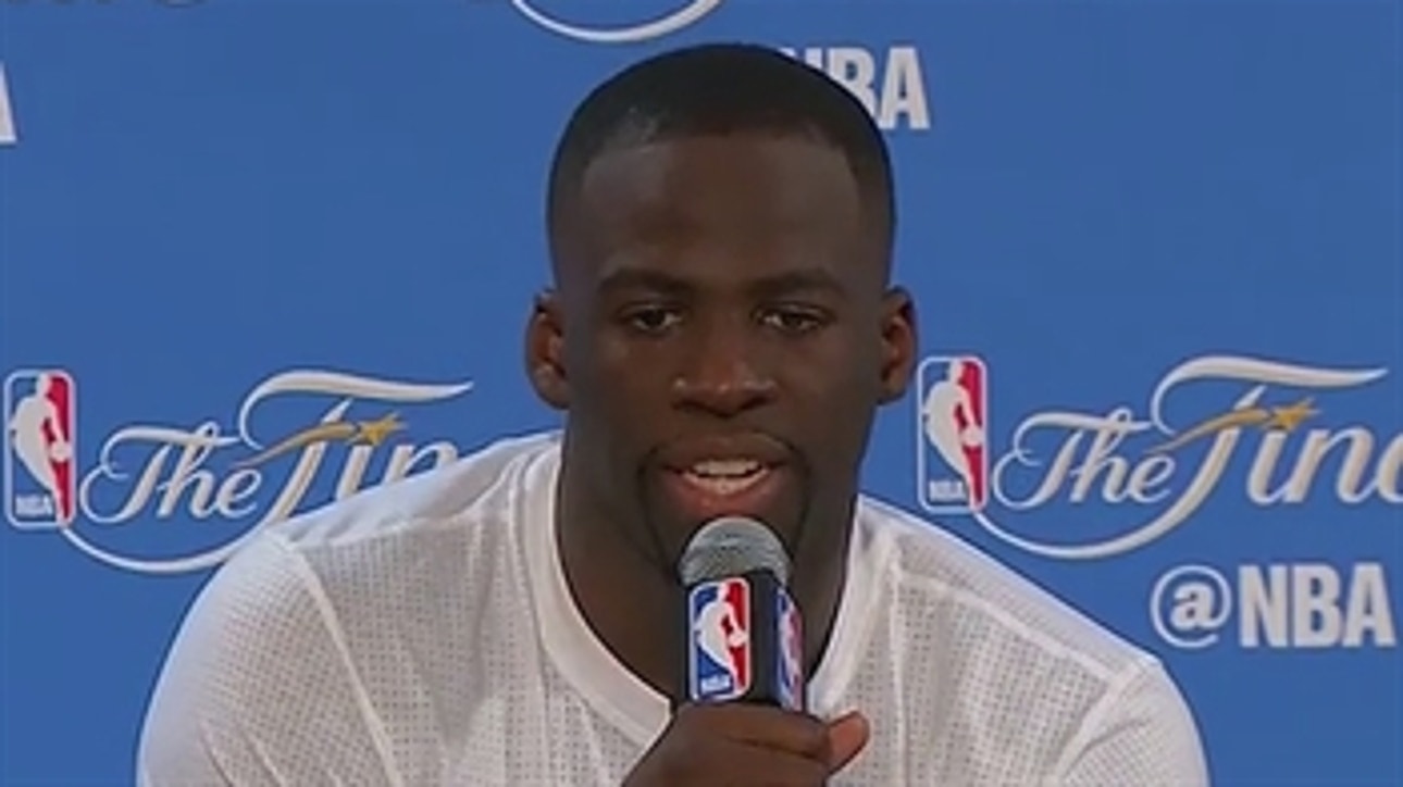 Draymond Green reacts after NBA Finals loss