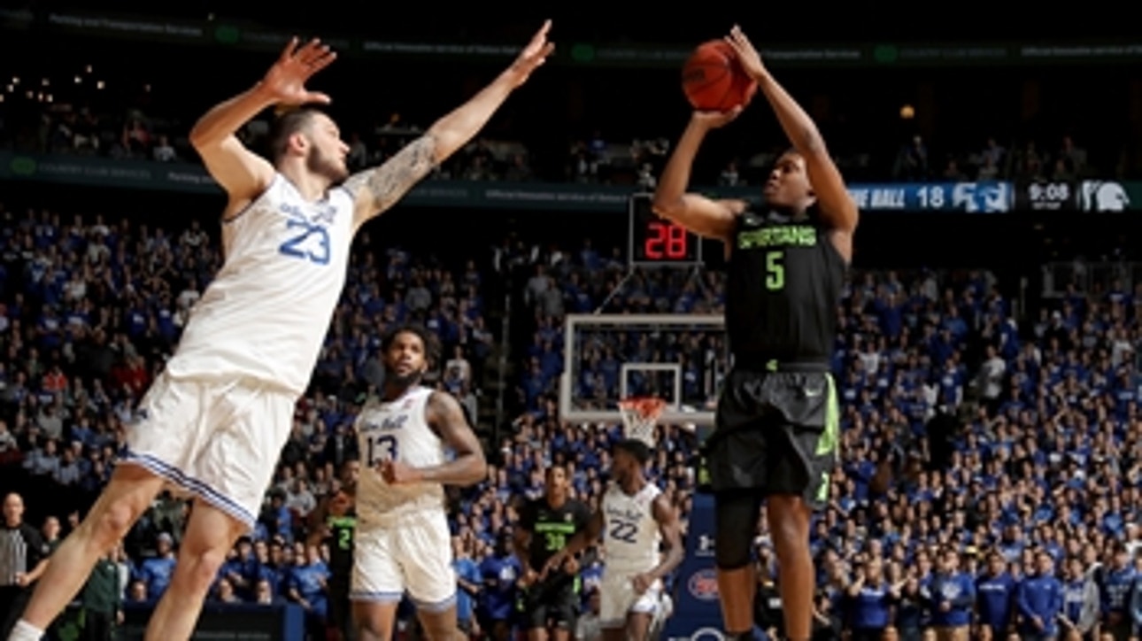 No. 3 Michigan State beats No. 12 Seton Hall 76-73 in wild finish