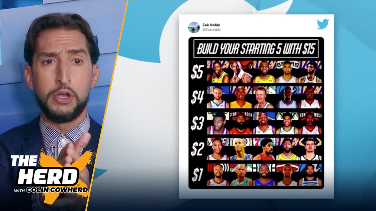 Nick Wright builds the best lineups in NBA history I THE HERD