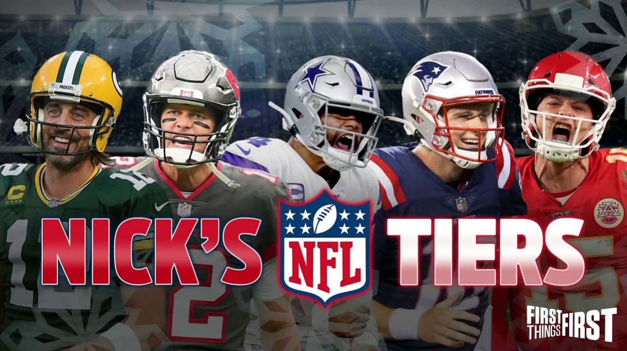 Nick Wright reveals his NFL Tiers heading into Week 17 of the season I FIRST THINGS FIRST