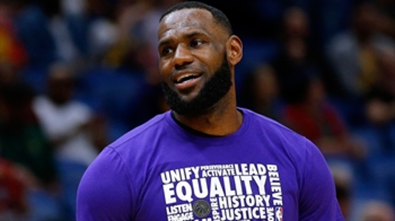 Shannon Sharpe celebrates LeBron James being named AP male athlete of the decade