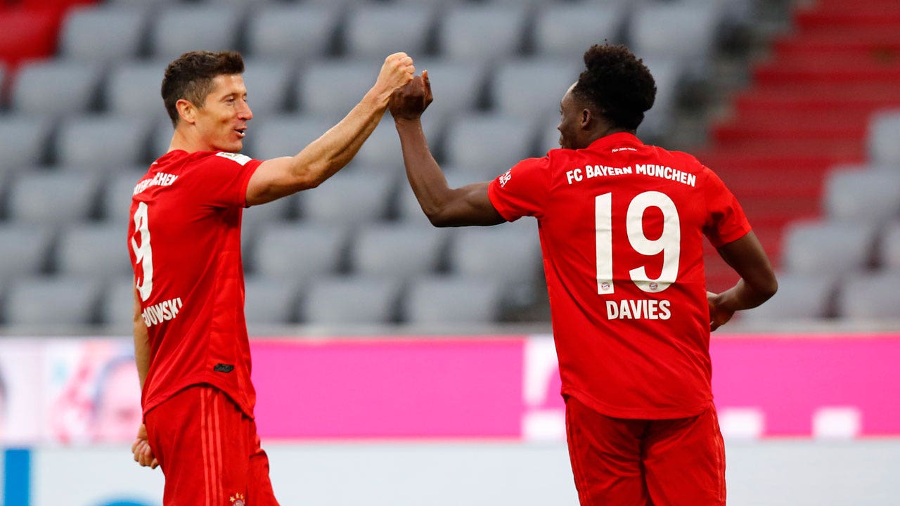 Bayern Munich crushes Fortuna Düsseldorf 5-0, inches closer to 8th straight title