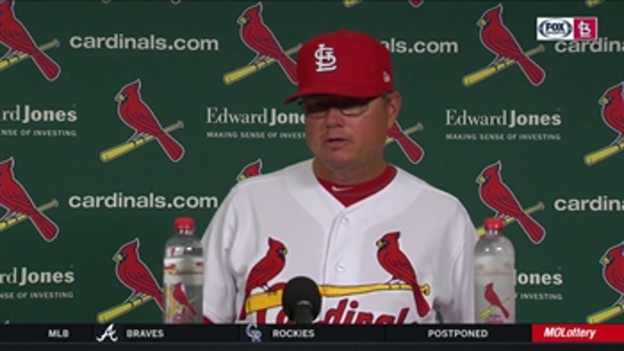 Mike Shildt on Cardinals' bullpen: 'That's a very focused group'