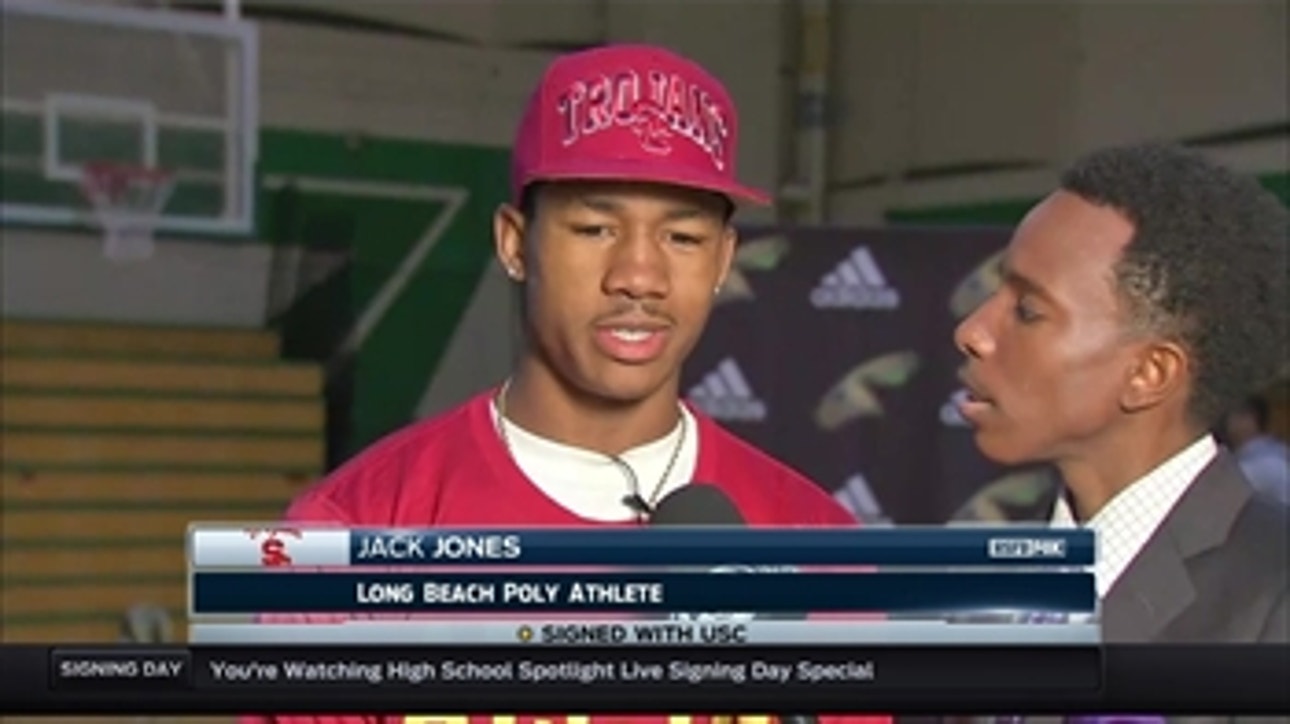 National Signing Day: Five-star athlete Jack Jones of LB Poly signs with USC