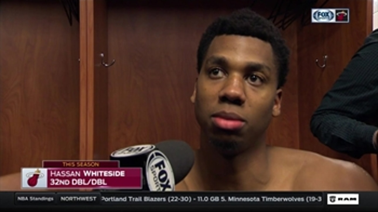 Hassan Whiteside: 'We came in with a mental toughness'