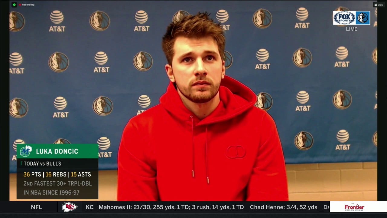 Luka Doncic on Dallas' loss against Chicago