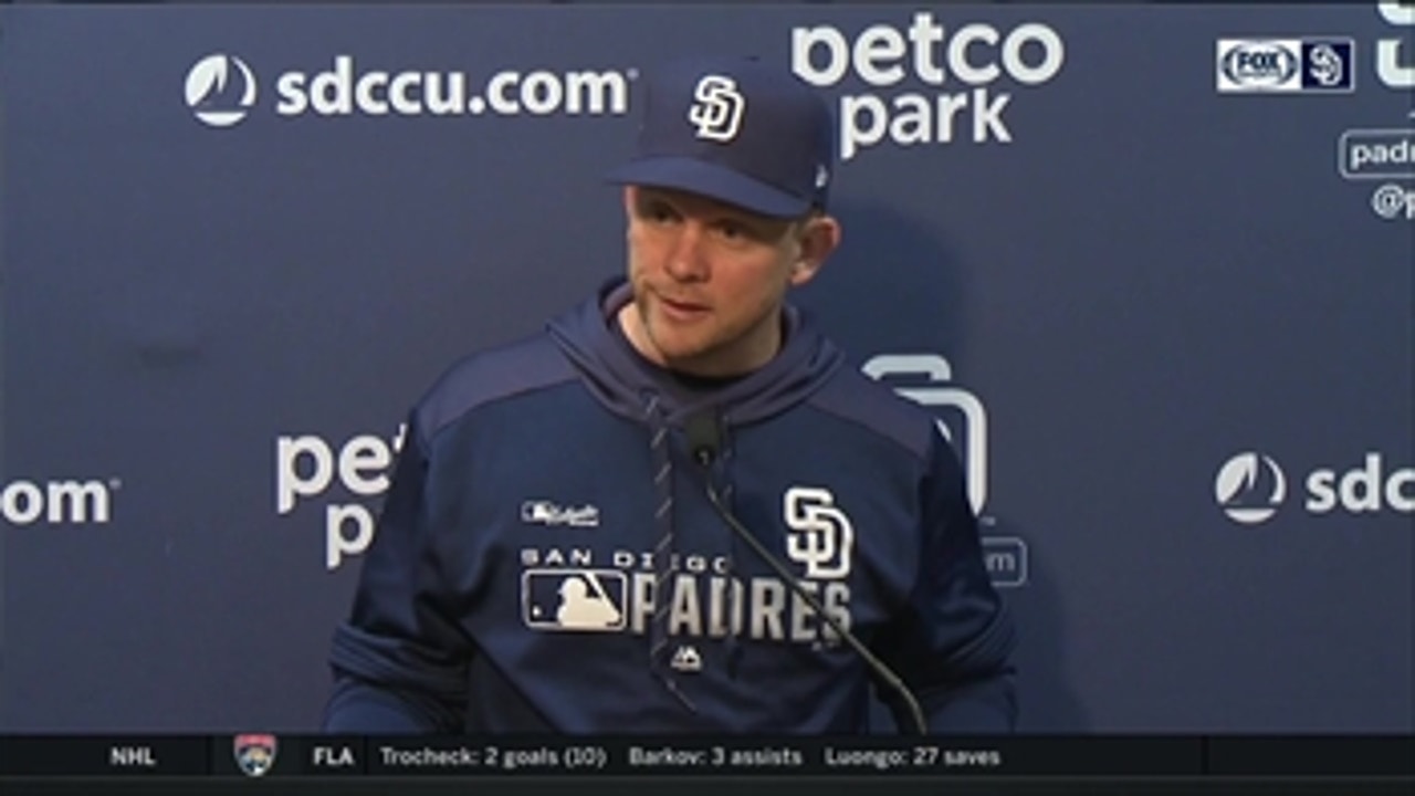 Padres manager Andy Green after 10-3 loss