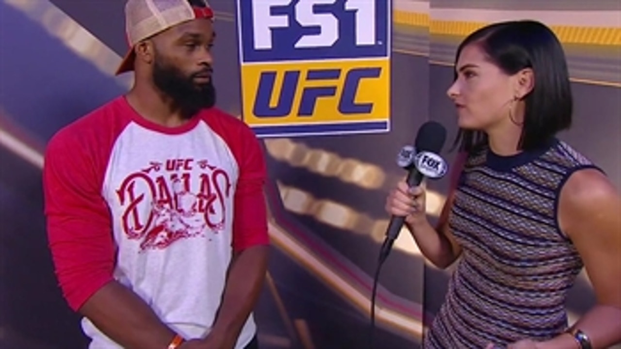 Tyron Woodley talks with Megan Olivi ' INTERVIEW ' UFC 228