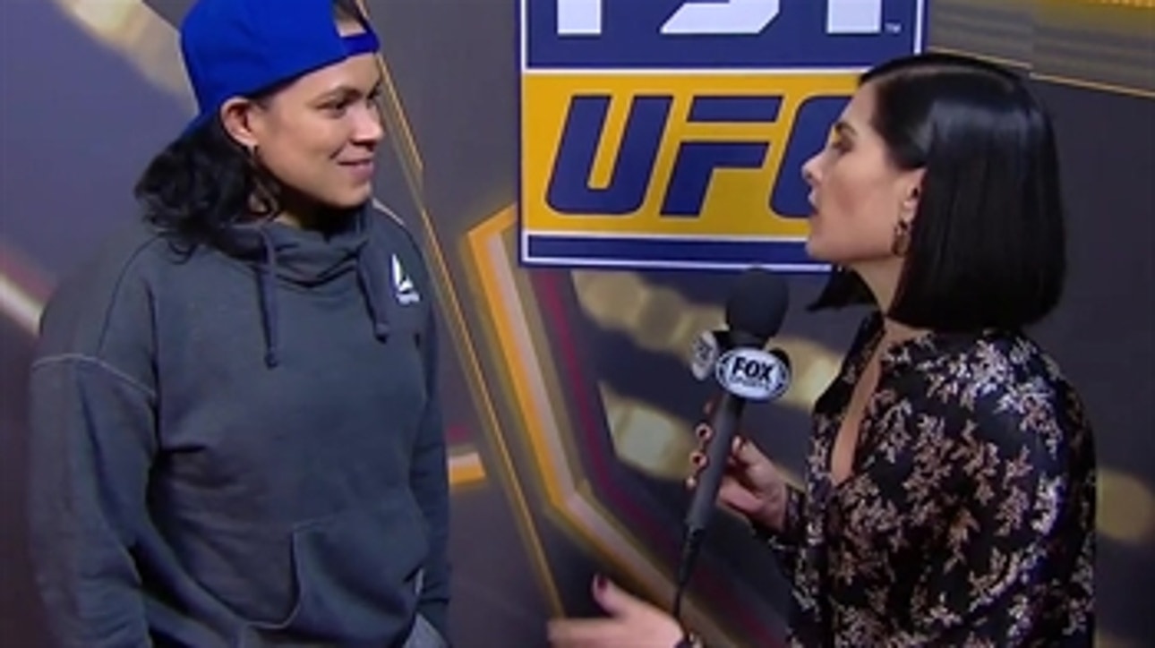 Amanda Nunes talks with Megan Olivi ' INTERVIEW ' UFC 232