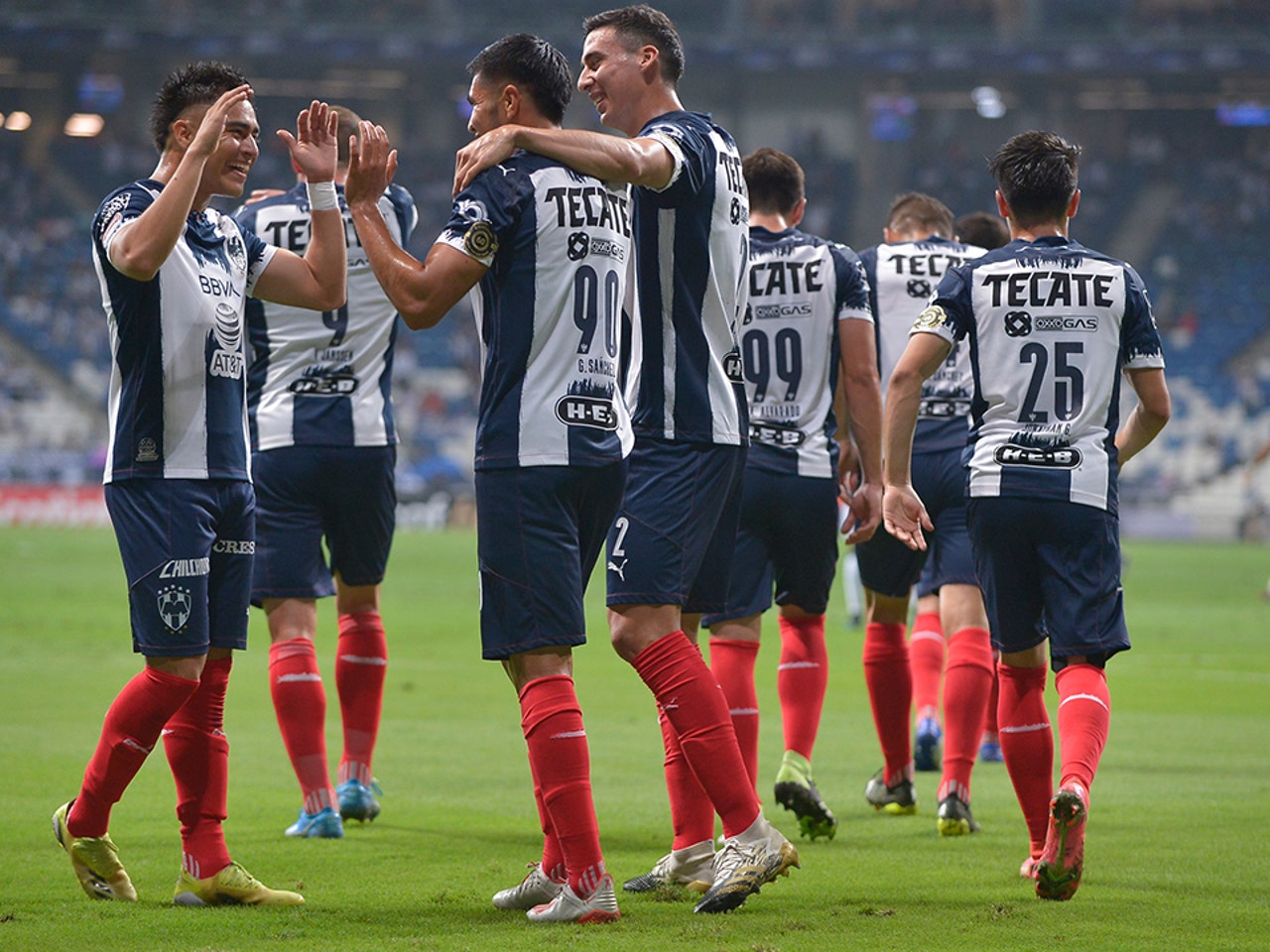Monterrey Advances To Concacaf Champions League Quarterfinals With 3 1 Win Over Atletico Pantoja Fox Sports