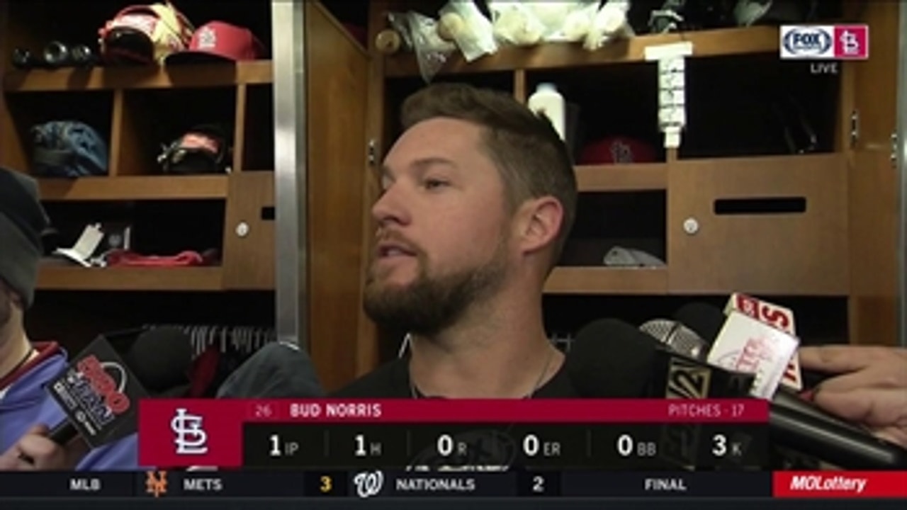 Bud Norris: 'I just want to commit to my pitches and throw them'