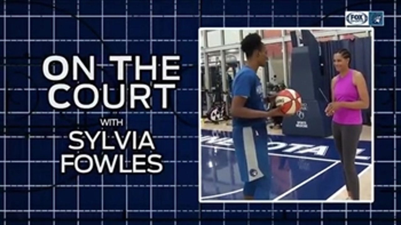 On the court with Lynx star Sylvia Fowles