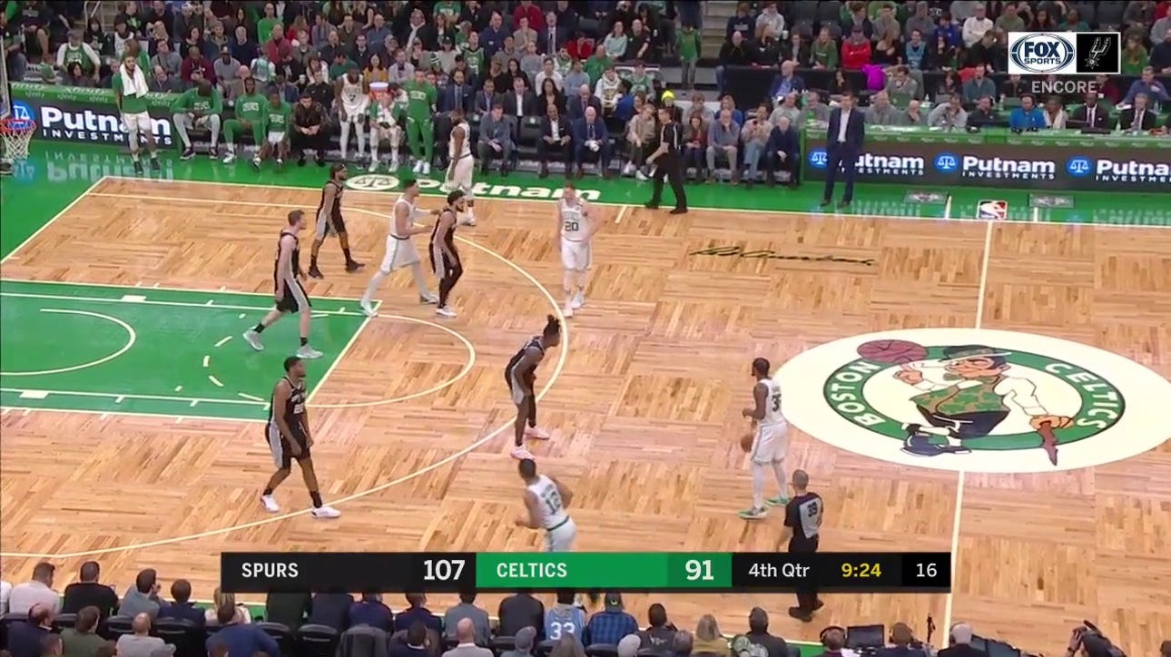 WATCH: Unbelievable pass from Jakob against the Celtics ' Spurs ENCORE