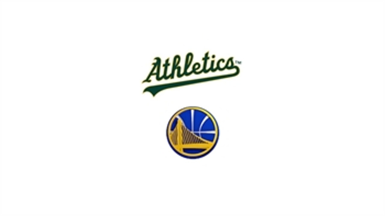 Oakland Athletics takeover the Warriors home court
