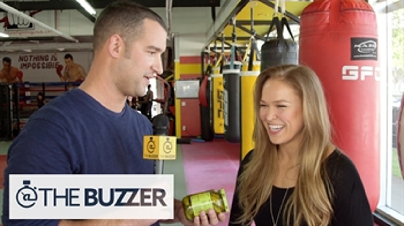 We started an interview with Ronda Rousey in the weirdest way possible