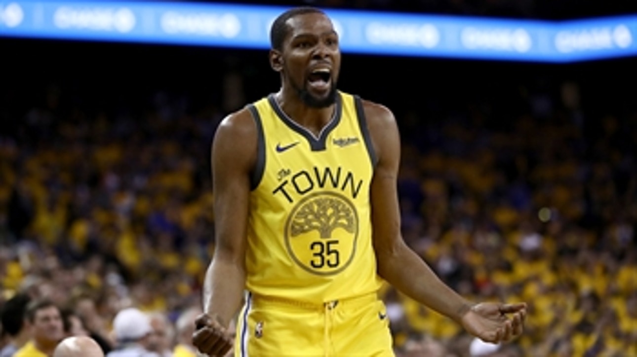Colin Cowherd believes KD's struggles in Game 2 were reflective of him living in a 'basketball bubble'