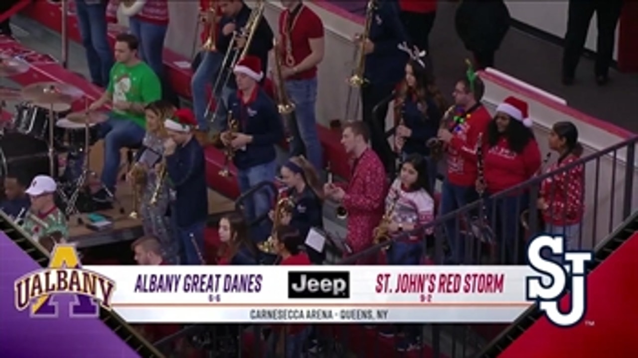 St John's blows past Albany 85-57 for their 10th win