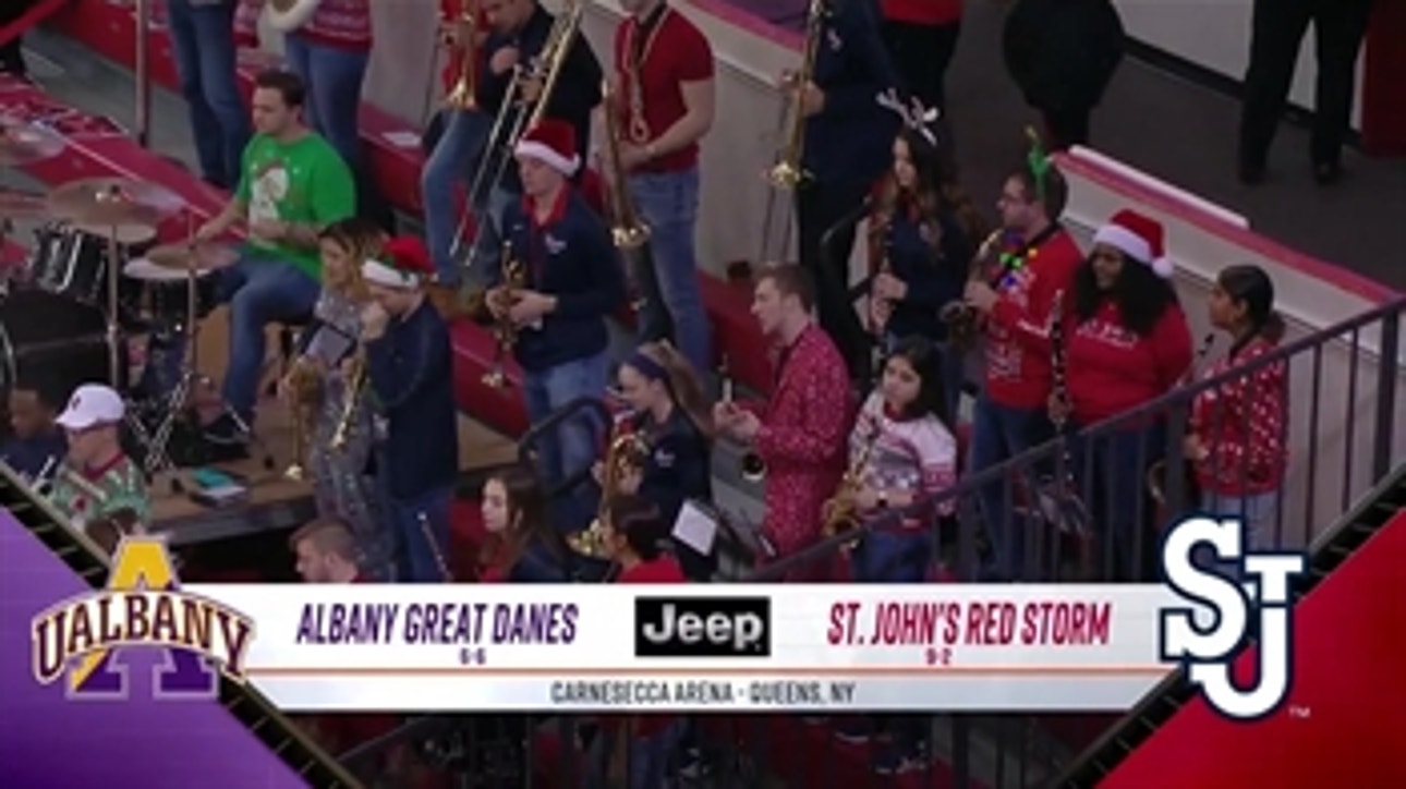 St John's blows past Albany 85-57 for their 10th win