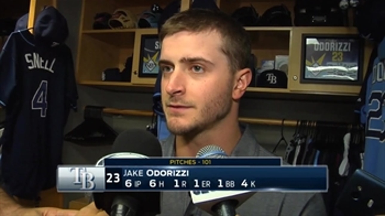 Jake Odorizzi says Rangers made him work for it