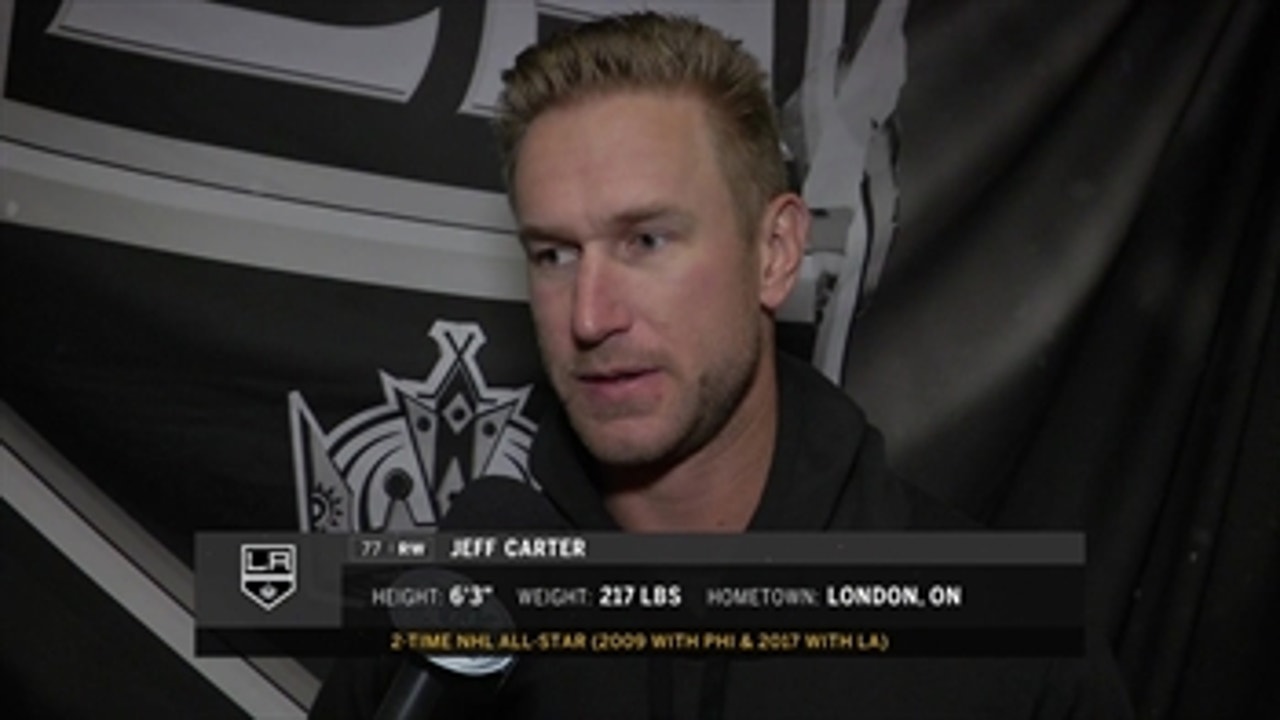 Jeff Carter: 'We got to get back to making clean plays'