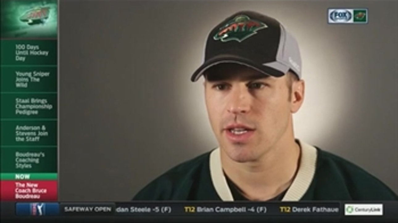 Parise says the energy Boudreau is bringing to practice is contagious