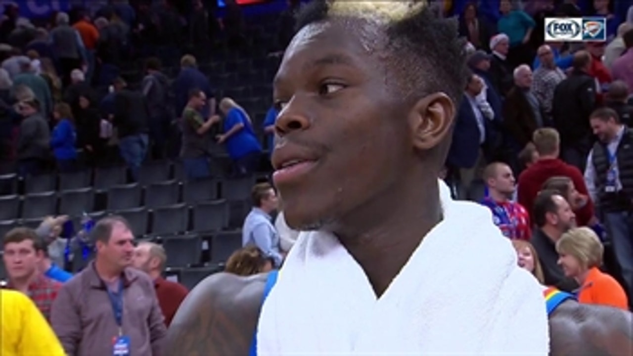 Dennis Schroder talks OKC 24-point comeback win vs. Memphis